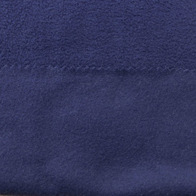 Флис DTY 19-3920, 180 г/м2, шир. 150 см, цвет т.синий - купить в Ухте. Цена 646.04 руб.