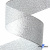 Лента металлизированная "ОмТекс", 50 мм/уп.22,8+/-0,5м, цв.- серебро - купить в Ухте. Цена: 149.71 руб.