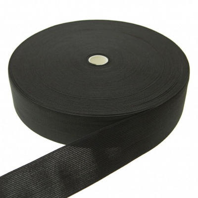 Резинка 35 мм (40 м)  черная бобина - купить в Ухте. Цена: 395.72 руб.