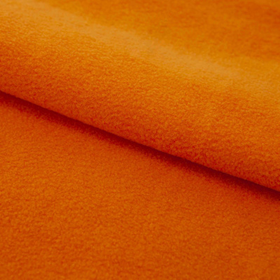 Флис DTY 16-1358, 250 г/м2, шир. 150 см, цвет оранжевый - купить в Ухте. Цена 640.46 руб.
