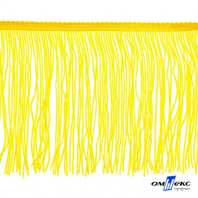 Бахрома для одежды (вискоза), шир.15 см, (упак.10 ярд), цв. 34 - жёлтый - купить в Ухте. Цена: 617.40 руб.