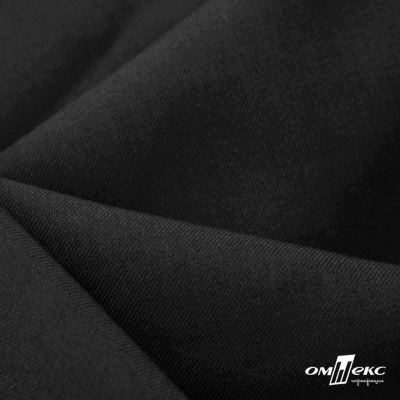 Ткань костюмная Зара, 92%P 8%S, BLACK, 200 г/м2, шир.150 см - купить в Ухте. Цена 325.28 руб.