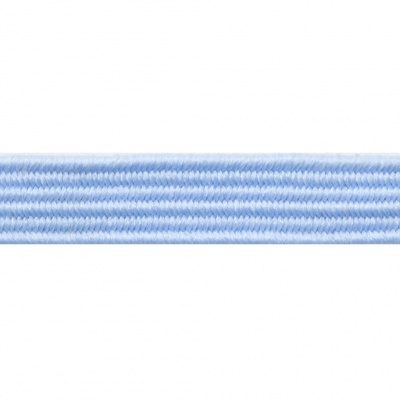 Резиновые нити с текстильным покрытием, шир. 6 мм ( упак.30 м/уп), цв.- 108-голубой - купить в Ухте. Цена: 155.22 руб.