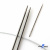 Спицы для вязания металлические d-2.5 мм круговые на тросике 53 см - купить в Ухте. Цена: 53.90 руб.