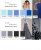 Креп стрейч Амузен 14-4122, 85 гр/м2, шир.150см, цвет голубой - купить в Ухте. Цена 148.37 руб.