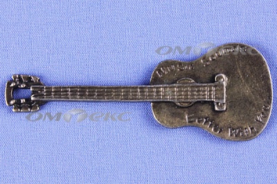 Декоративный элемент для творчества из металла "Гитара"  - купить в Ухте. Цена: 19.99 руб.