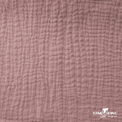 Ткань Муслин, 100% хлопок, 125 гр/м2, шир. 135 см   Цв. Пудра Розовый   - купить в Ухте. Цена 388.08 руб.