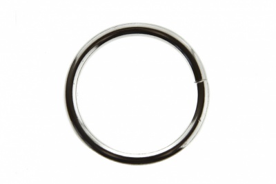 Кольцо металлическое d-3 х 32 мм, цв.-никель - купить в Ухте. Цена: 3.92 руб.
