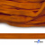 Шнур плетеный (плоский) d-12 мм, (уп.90+/-1м), 100% полиэстер, цв.267 - оранжевый - купить в Ухте. Цена: 8.62 руб.