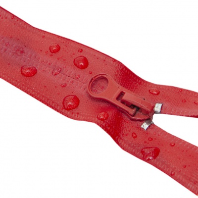 Молния водонепроницаемая PVC Т-7, 90 см, разъемная, цвет (820) красный - купить в Ухте. Цена: 61.18 руб.