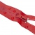 Молния водонепроницаемая PVC Т-7, 20 см, неразъемная, цвет (820)-красный - купить в Ухте. Цена: 21.56 руб.