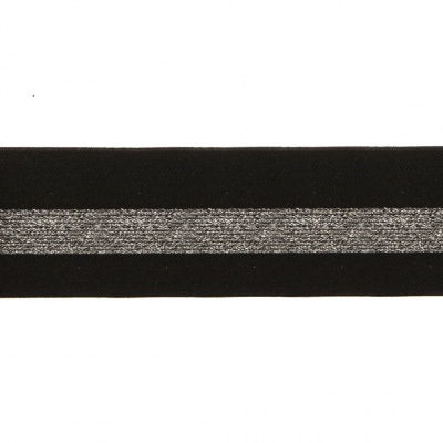 #2/6-Лента эластичная вязаная с рисунком шир.52 мм (45,7+/-0,5 м/бобина) - купить в Ухте. Цена: 69.33 руб.