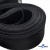 Регилиновая лента мягкая, пластик, шир.40мм, (уп.22+/-0,5м), цв.- черный - купить в Ухте. Цена: 294 руб.