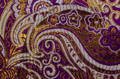 Ткань костюмная жаккард №9, 140 гр/м2, шир.150см, цвет фиолет - купить в Ухте. Цена 387.20 руб.
