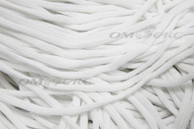 Шнур Т-02 (4с2) мелкое плетение 4мм 100 м белый - купить в Ухте. Цена: 2.50 руб.