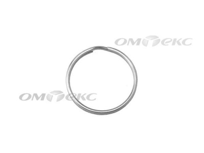 Кольцо металлическое d-20 мм, цв.-никель - купить в Ухте. Цена: 3.19 руб.