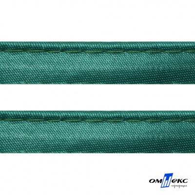 Кант атласный 140, шир. 12 мм (в упак. 65,8 м), цвет т.зелёный - купить в Ухте. Цена: 237.16 руб.