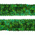 Тесьма с пайетками D4, шир. 20 мм/уп. 25+/-1 м, цвет зелёный - купить в Ухте. Цена: 778.19 руб.
