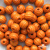 0309-Бусины деревянные "ОмТекс", 16 мм, упак.50+/-3шт, цв.003-оранжевый - купить в Ухте. Цена: 62.22 руб.