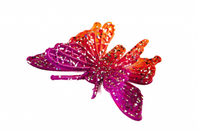 Бабочка декоративная пластиковая #10 - купить в Ухте. Цена: 7.09 руб.