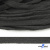 Шнур плетеный d-8 мм плоский, 70% хлопок 30% полиэстер, уп.85+/-1 м, цв.1026-серый - купить в Ухте. Цена: 735 руб.