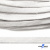 Шнур плетеный d-8 мм плоский, 70% хлопок 30% полиэстер, уп.85+/-1 м, цв.1018-белый - купить в Ухте. Цена: 735 руб.