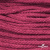 Шнур плетеный d-6 мм, 70% хлопок 30% полиэстер, уп.90+/-1 м, цв.1068-фуксия - купить в Ухте. Цена: 588 руб.