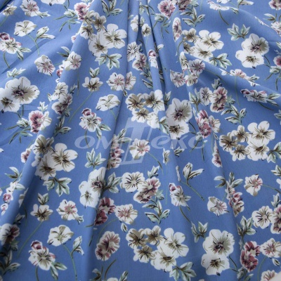 Плательная ткань "Фламенко" 12.1, 80 гр/м2, шир.150 см, принт растительный - купить в Ухте. Цена 243.96 руб.