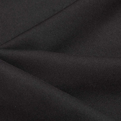 Ткань костюмная 21010 2044, 225 гр/м2, шир.150см, цвет черный - купить в Ухте. Цена 390.73 руб.