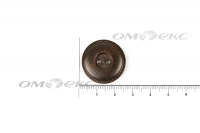 Пуговица деревянная круглая №54 (25мм) - купить в Ухте. Цена: 4.12 руб.