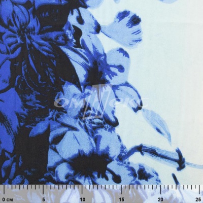 Плательная ткань "Фламенко" 19.1, 80 гр/м2, шир.150 см, принт растительный - купить в Ухте. Цена 241.49 руб.
