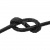 Шнур вощенный (25+/-1ярд) черный  - купить в Ухте. Цена: 104.42 руб.