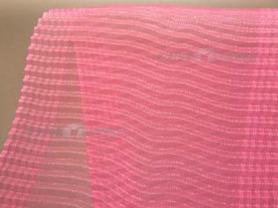 Лента капроновая "Гофре", шир. 110 мм/уп. 50 м, цвет розовый - купить в Ухте. Цена: 35.60 руб.