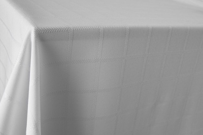 Скатертная ткань 25536/2005, 174 гр/м2, шир.150см, цвет белый - купить в Ухте. Цена 269.46 руб.