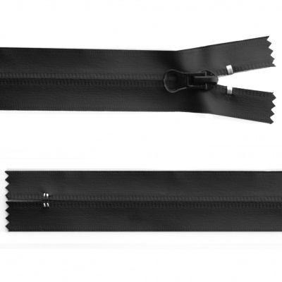 Молния водонепроницаемая PVC Т-7, 20 см, неразъемная, цвет чёрный - купить в Ухте. Цена: 21.56 руб.