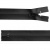 Молния водонепроницаемая PVC Т-7, 20 см, неразъемная, цвет чёрный - купить в Ухте. Цена: 21.56 руб.