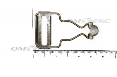 Застежки для комбинезонов металлическая 32 мм Никель (20ШТ)  - купить в Ухте. Цена: 3.18 руб.