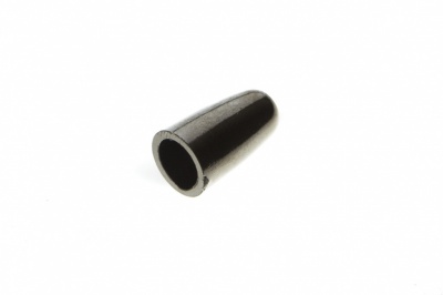 8100-Наконечник пластиковый под металл 15 мм-тем.никель - купить в Ухте. Цена: 2.45 руб.