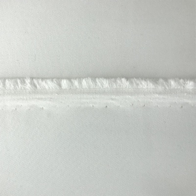 Костюмная ткань "Элис", 220 гр/м2, шир.150 см, цвет молочно-белый  - купить в Ухте. Цена 303.10 руб.