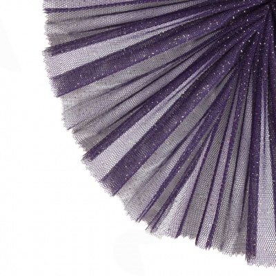 Сетка Глиттер, 24 г/м2, шир.145 см., пурпурный - купить в Ухте. Цена 117.24 руб.