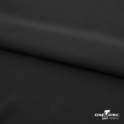 Плательная ткань "Невада", 120 гр/м2, шир.150 см, цвет чёрный - купить в Ухте. Цена 254.22 руб.