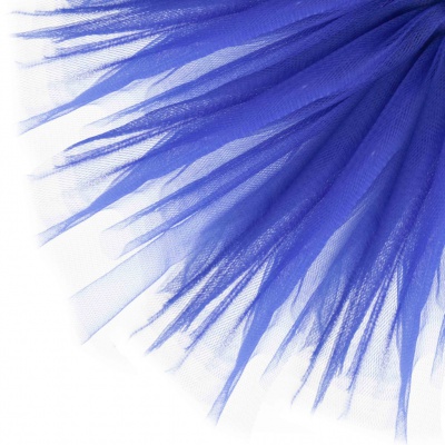 Фатин матовый 16-101, 12 гр/м2, шир.300см, цвет т.синий - купить в Ухте. Цена 100.92 руб.