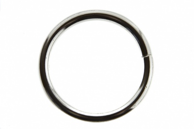 Кольцо металлическое d-38 мм, цв.-никель - купить в Ухте. Цена: 4.89 руб.