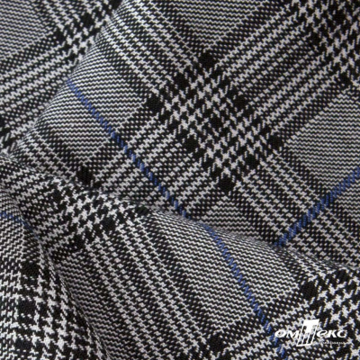 Ткань костюмная "Клер" 80% P, 16% R, 4% S, 200 г/м2, шир.150 см,#3 цв-серый/синий - купить в Ухте. Цена 412.02 руб.