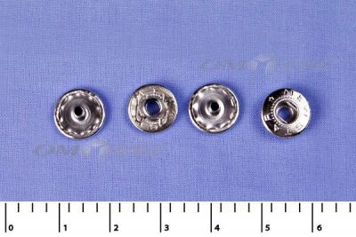 Кнопки металл Ф-12,5 (1440 +/-20 шт) "альфа" никель с рисунком - купить в Ухте. Цена: 2 853.69 руб.