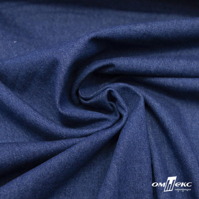 Ткань костюмная "Джинс", 315 г/м2, 100% хлопок, шир. 150 см,   Цв. 7/ Dark blue - купить в Ухте. Цена 588 руб.