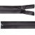 Молния водонепроницаемая PVC Т-7, 60 см, разъемная, цвет (301) т.серый - купить в Ухте. Цена: 49.39 руб.