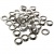 Люверсы, металлические/20мм/никель (упак.1000 шт) - купить в Ухте. Цена: 1 603.80 руб.