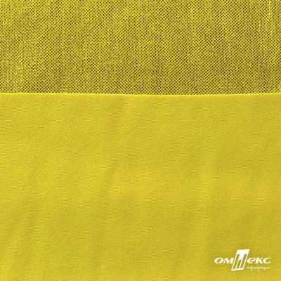 Трикотажное полотно голограмма, шир.140 см, #602 -жёлтый/жёлтый - купить в Ухте. Цена 385.88 руб.