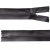 Молния водонепроницаемая PVC Т-7, 20 см, неразъемная, цвет (301)-т.серый - купить в Ухте. Цена: 21.56 руб.